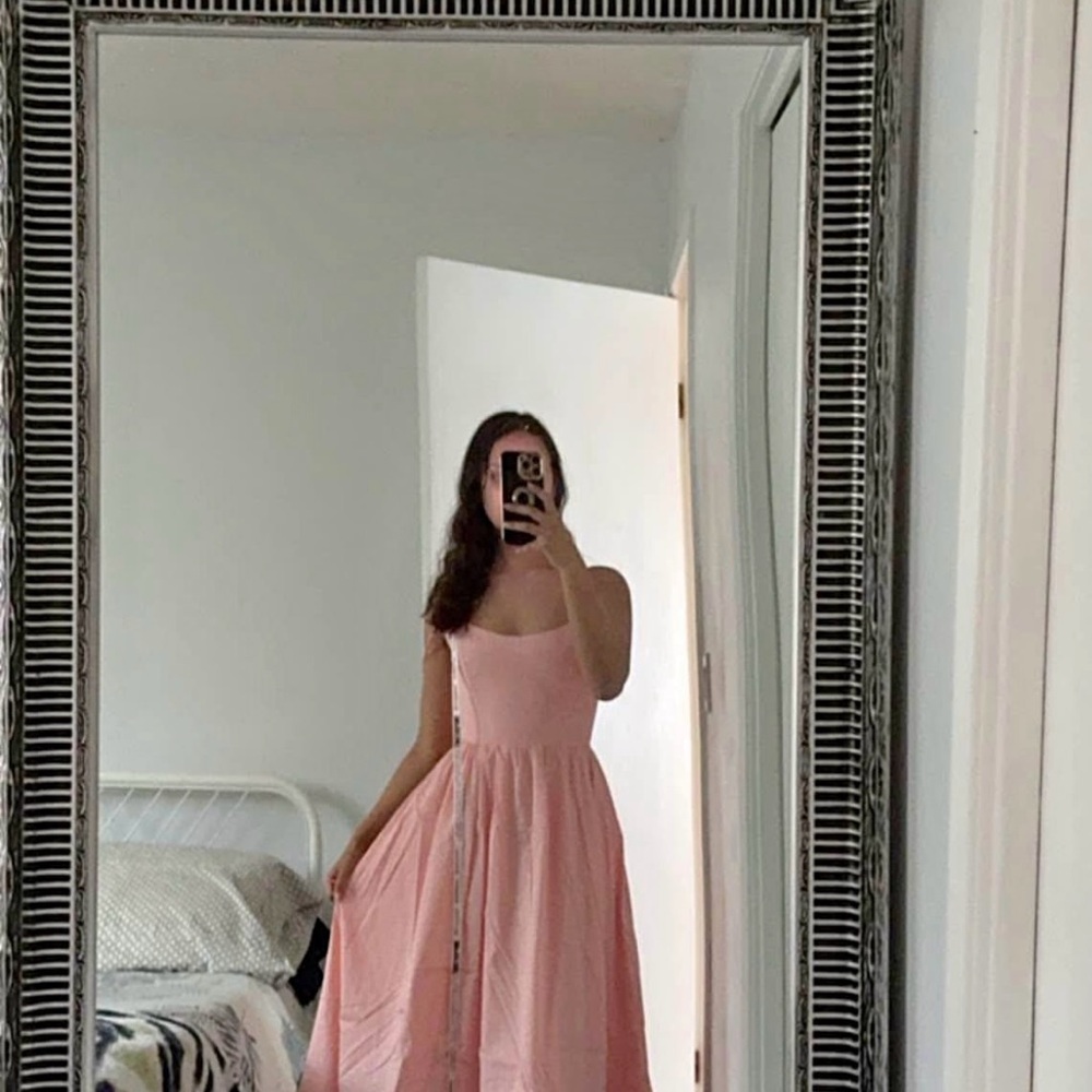 House of CB Blush Strapless Dress